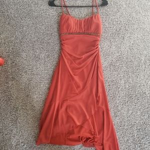 Burnt red dress
